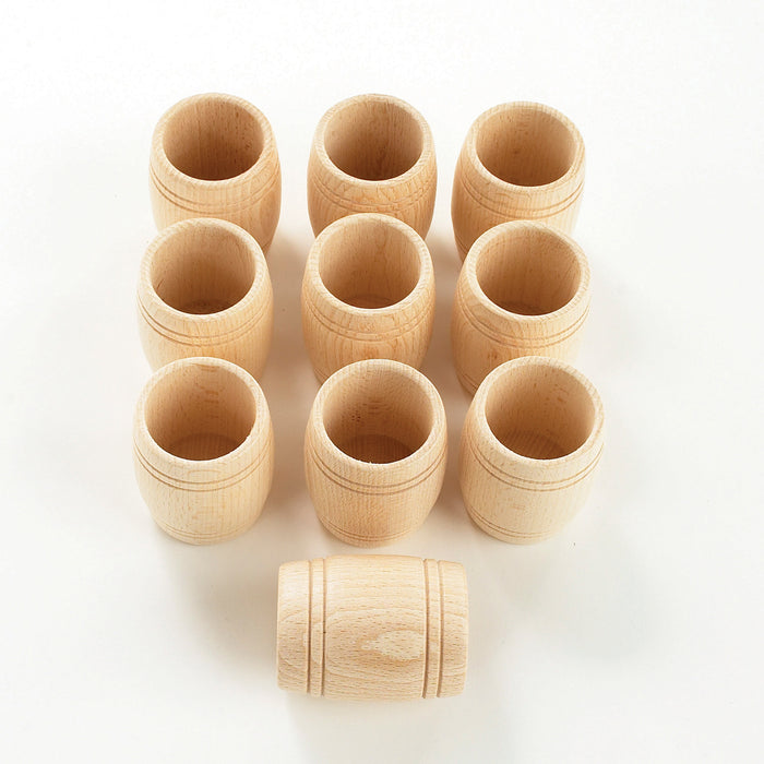 TickiT Wooden Barrels - Pk10