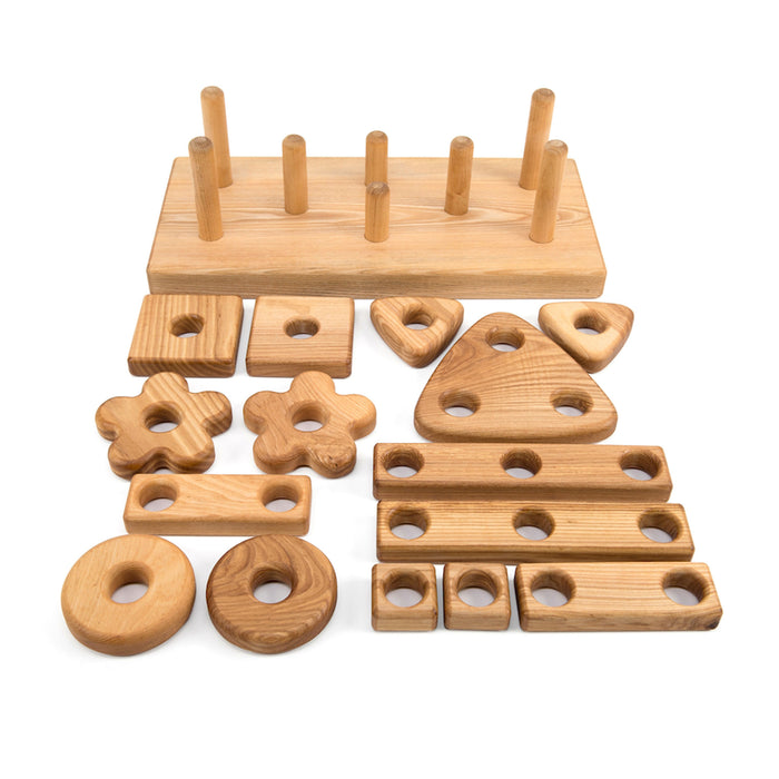 Wooden Stack & Build Block