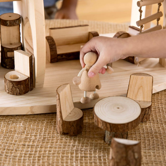 Woodland Haven Dollhouse Set