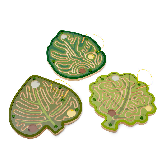 Nature's Paths Magnetic Leaf Maze Set of 3