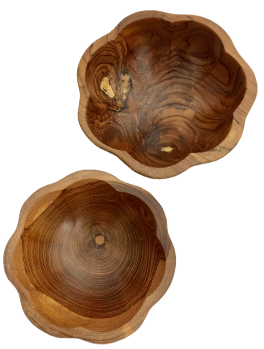 Timber Petal Bowls Set