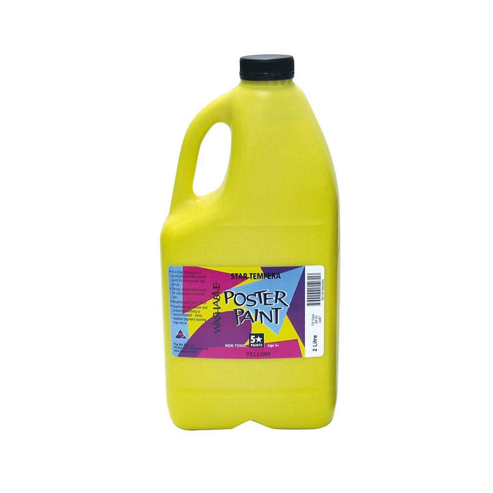 Tempera Paint - Yellow 2L Bottle
