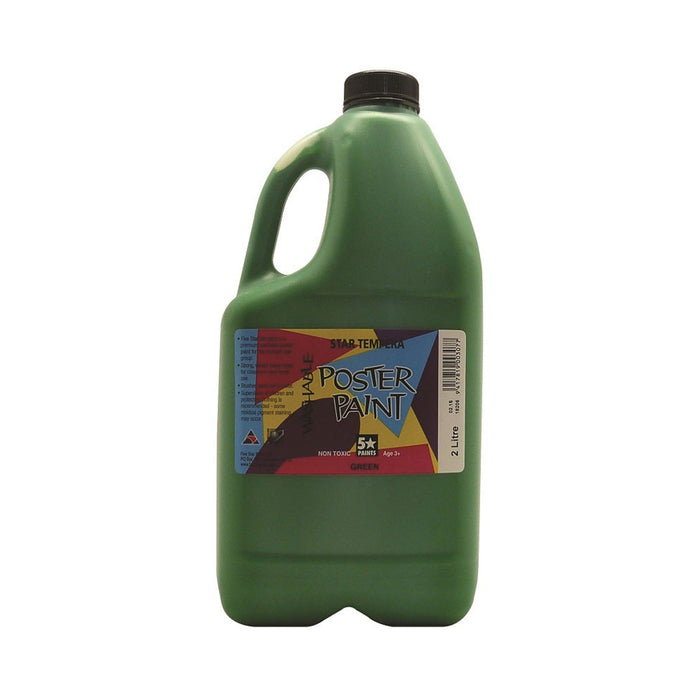 Tempera Paint - Green 2L Bottle