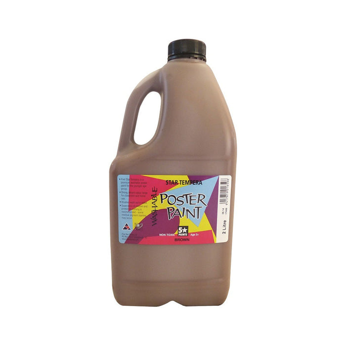 Tempera Paint - Brown 2L Bottle