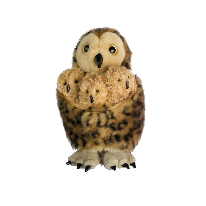 Tawny Owl with Babies Puppets