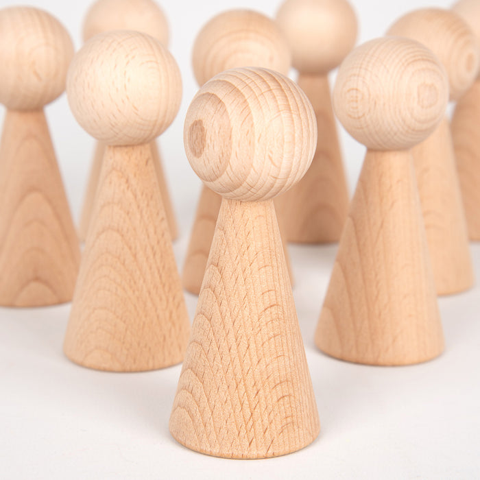 TickiT Wooden Figures - Pk10