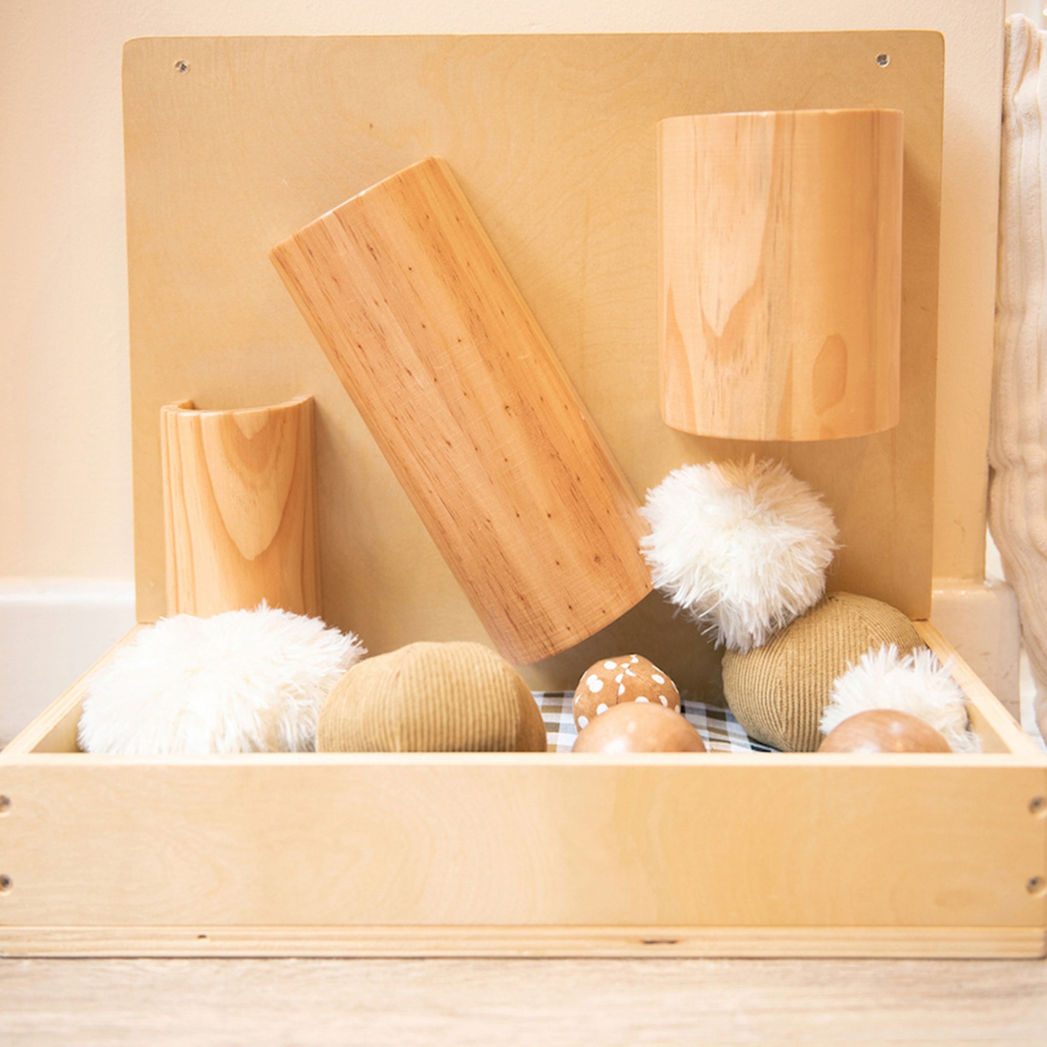 Wooden Posting Channel Wall — Curiate NZ