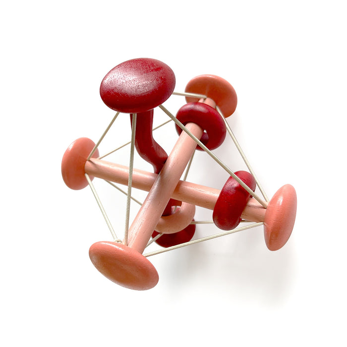Jumpy Rattle (Pink & Red)