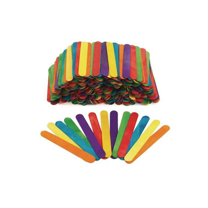 Colorations Jumbo Craft Sticks Set 500 - Colour