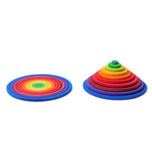 Grimm's Concentric Circles & Rings wooden toys