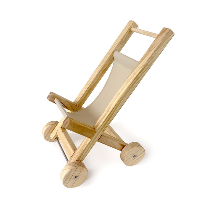 NZ Upcycled Wooden Doll Pushchair